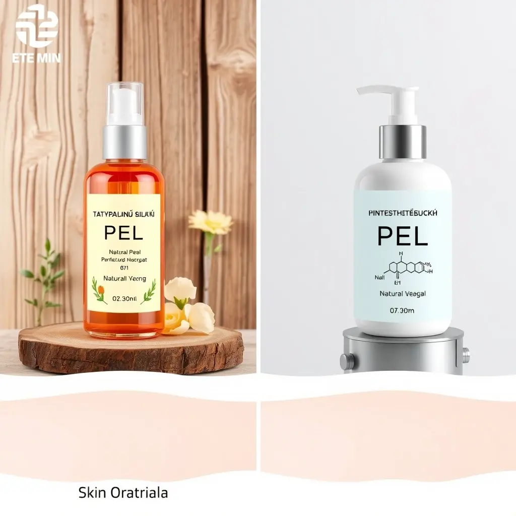 Сравнительный анализ эффектов натуральных и синтетических пилингов на кожу лица