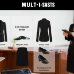 Трансформация женских офисных костюмов через многофункциональные дизайнерские элементы