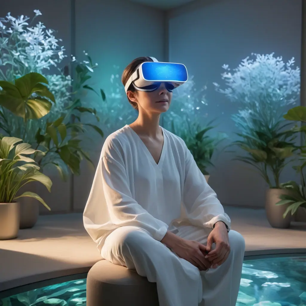 Виртуальная реальность для транслирования терапевтических сцен и техник